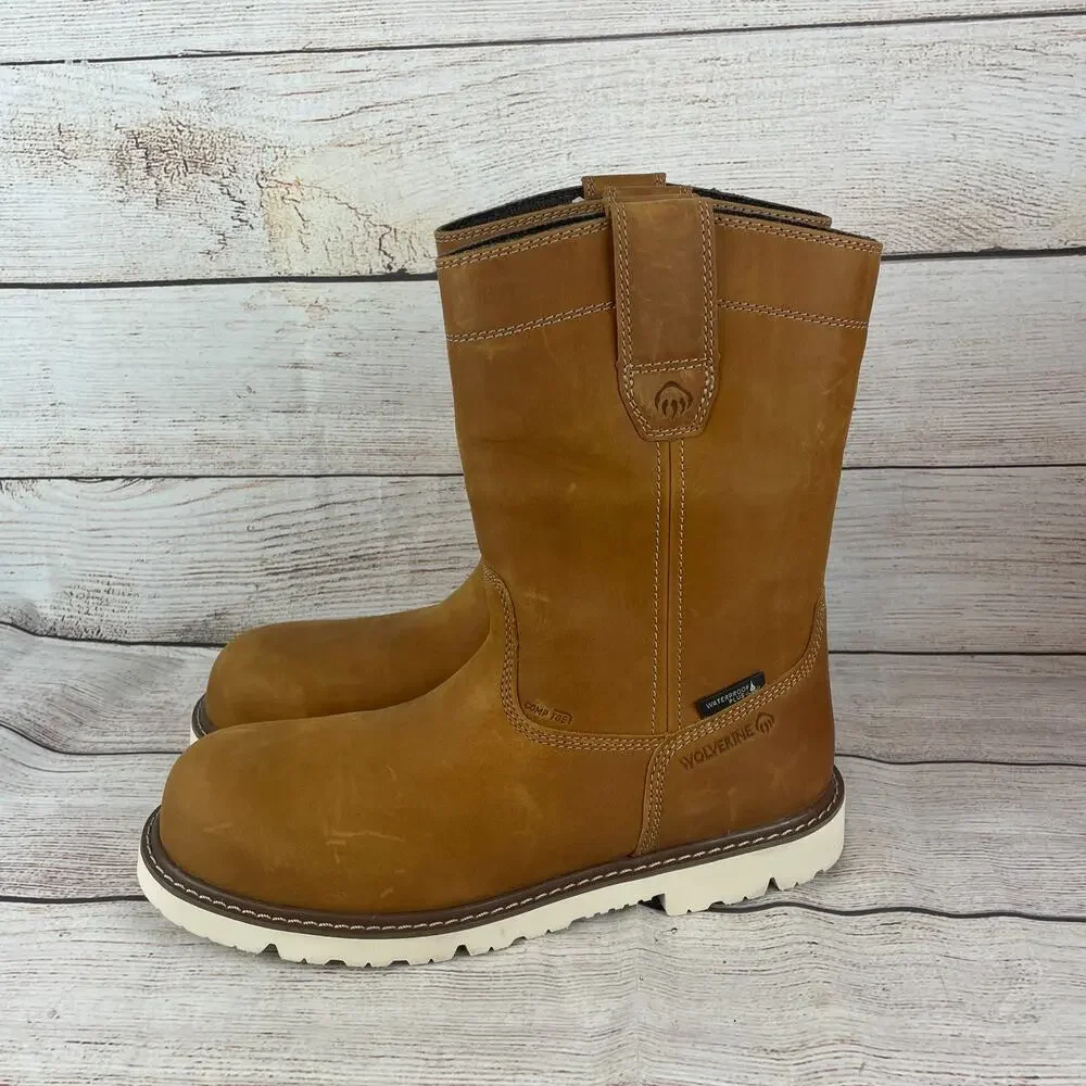 Wolverine Mens12M Revival Composite Toe Waterproof Wellington Boots